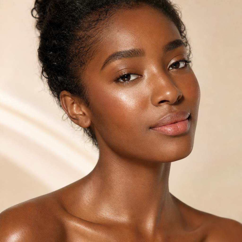 Radiant healthy skin portrait